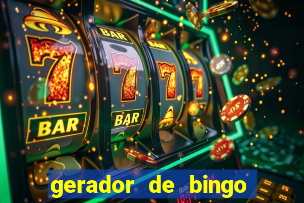 gerador de bingo de palavras